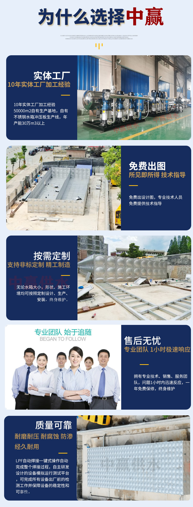 組合式方形不鏽鋼水箱生産廠家